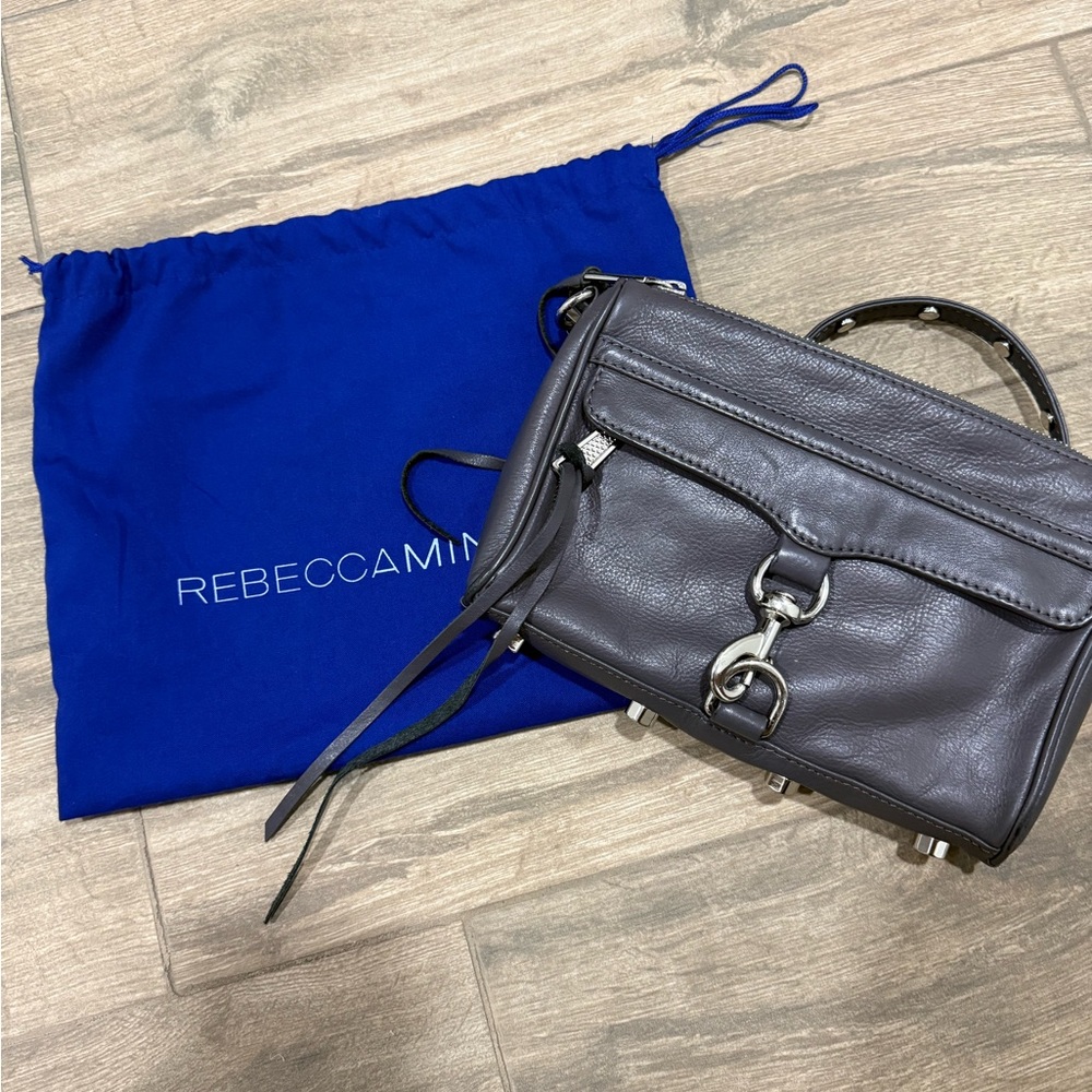 Rebecca Minkoff Gray Mini MAC Crossbody Bag